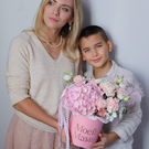 Букет в коробке для мамы Нежный
