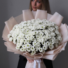 Букет из 25 хризантем
