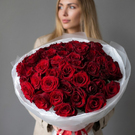 Букет из 51 красной розы