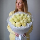 Букет из 15 белых роз