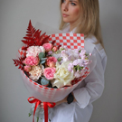 Букет микс с розами М